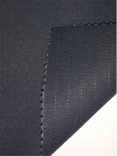 XX-FSSY/YULG  100％ cotton FR anti-static water-oil repellent satin fabric 16S*10S/108*56 320GSM 側面照